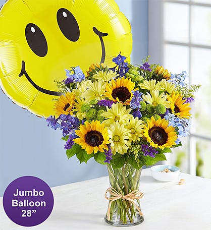 Fields Of Europe® Summer with Jumbo Smile Balloon